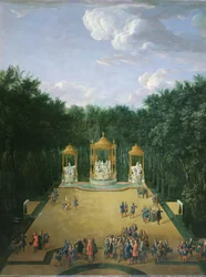 Die Haine der Bäder von Apollo in den Gärten von Versailles, 1713